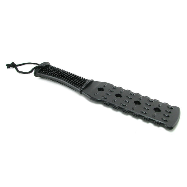 Black Textured Rubber Paddle / Spanker, image 4